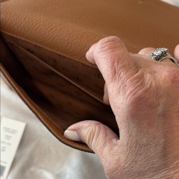 COPY - Tory Burch Brown Leather Crossbody Bag - Picture 4 of 5